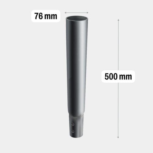 Skruvpålsförlängning HDG_76x500x3,5_1