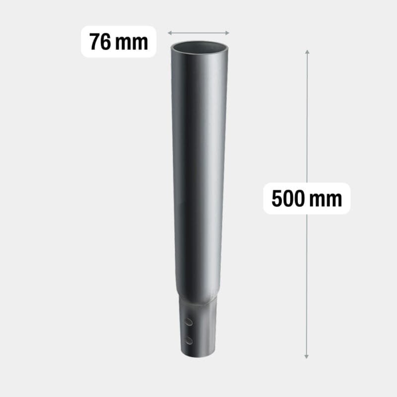 Skruvpålsförlängning HDG_76x500x3,5_1