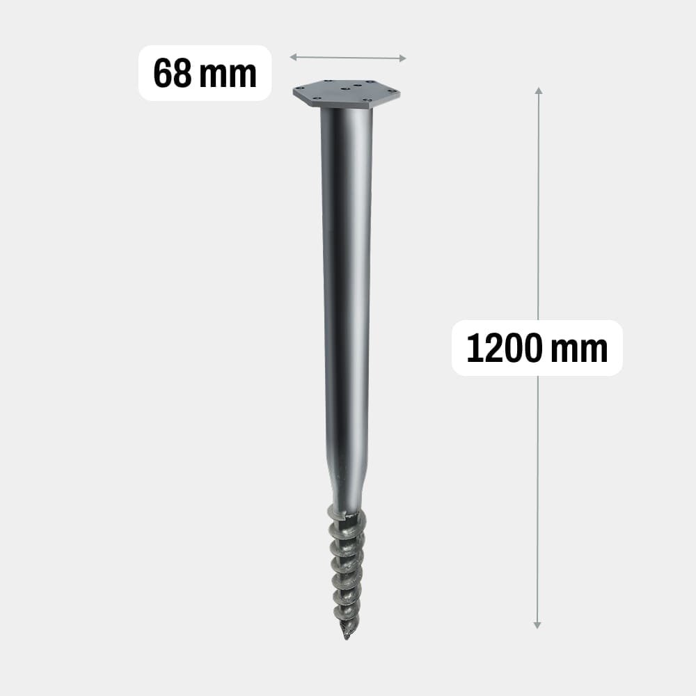 Skruvpåle M - 68x1200x1.8_1