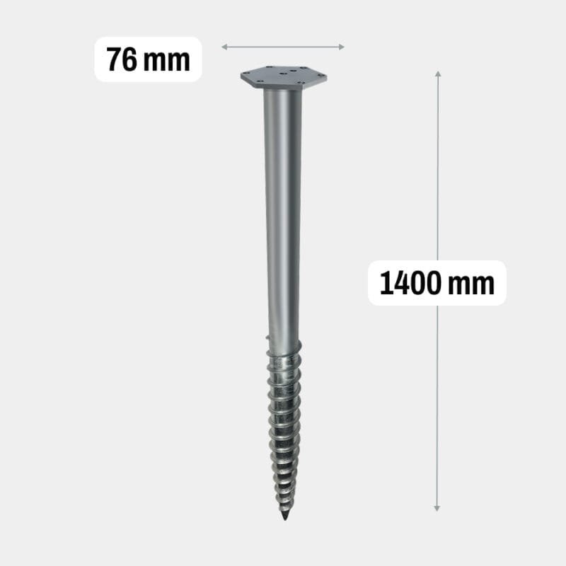 Skruvpåle M – 76x1400x3_M12_1