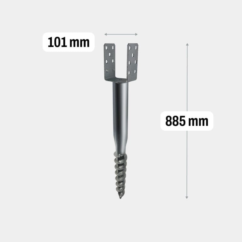 Skruvpåle U 885 mm
